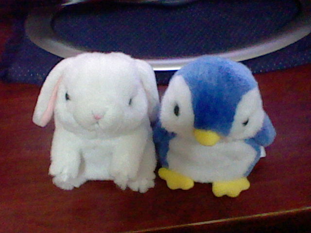 ペンギン＆ウサギのミミクリーペット